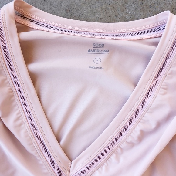 Good American Low Down Blush Long Sleeve Bodysuit - Picture 3 of 5